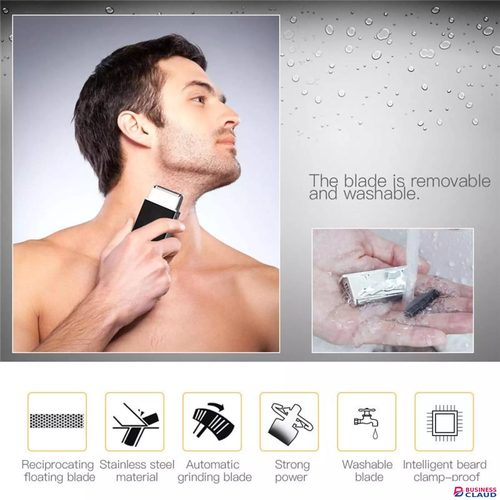 Portable Electric Beard Shaver Professional Beard Trimmer Mini Razor USB Charging Reciprocating Single Blade Electric Shaver For Men