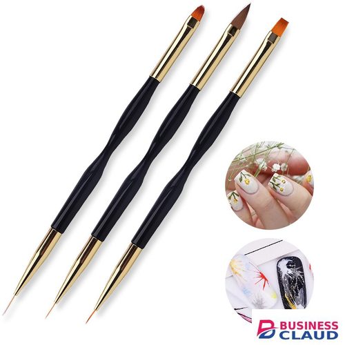 3Pc/set Double End Nail Line Brush Painting Drawing Pen Ultra-thin 3D Tips DIY UV Gel Flowers Design Nail Art Salon Manicure Tools Design in Kenya-premium-incense-scent