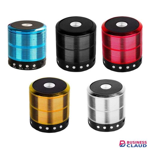 Portable Mini WS-887 Portable Wireless Bluetooth Speaker with Clear Sound, Rechargeable Battery, Compact Design and Hands-Free Calling Design in Cable