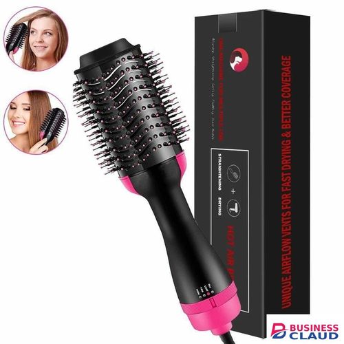 💰 BEST OFFER 💰 1 Pc 3-in-1 Electric Hair Straightener Brush & Dryer – Ceramic Heating, Blow Dryer & Curling Iron, Affordable