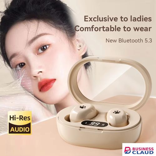 New 2026 New Mini Wireless Earbuds Cute In-ear Bluetooth 5.3 Headset Sports HIFI Stereo Touch Music Game Headphone For Xiaomi iPhone 2026 in Ear-bluetooth-5-3-headset-sports-hifi-stereo-touch-music-game