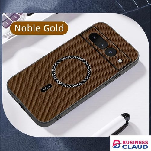 Luxury 3D Texture Phone Case for Google Pixel 7 Pro [Built-in Magnetic Ring] Wireless Charging Cover