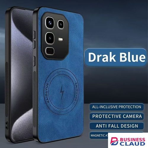 Luxury Luxury Business Phone Case for Infinix Note 50X 5G, Magnetic Leather All-inclusive Back Cover in Cable