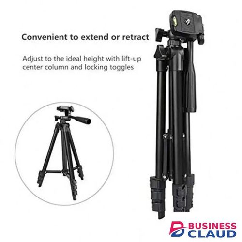 High Quality High Quality Extendable Aluminium Tripod 3120 – Adjustable Camera & Smartphone Tripod Stand, Lightweight Selfie Stick Tripod for DSLR Cameras, Mobile Phones, Video Recording, Photography & Live Stream in Cables-led-light-flashlight