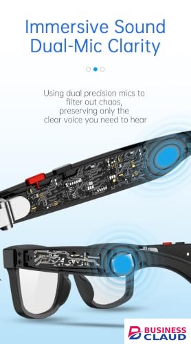 Smart Glasses AIMB S2 Max 500W Pixels HD Camera AI Translation Video Recording Voice Bluetooth Music Call Sunglasses Wearable Bluetooth Calling, AI Translation, Advanced Intelligent Wearable Eyewear in Out-triple-output-led-torch