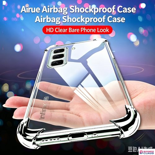 Minimalist Airbag Silicone Case for INFINIX HOT 60 / HOT 60 i / HOT 60 Pro/HOT 60 Pro Plus, Full Coverage Shockproof Protective Cover, New INFINIX Phone Shell