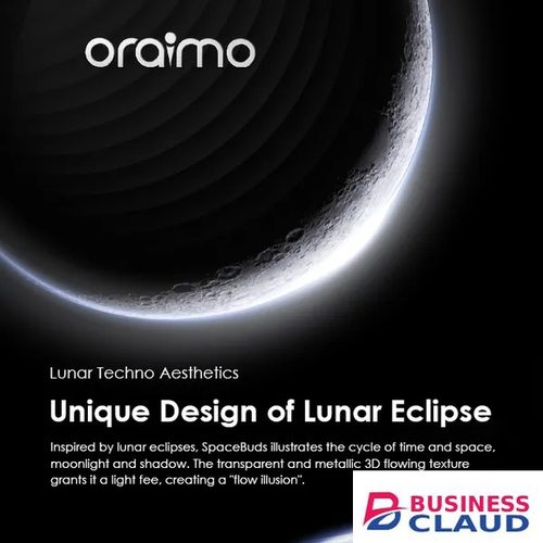 Oraimo SpaceBuds Hybrid ANC True Wireless Earbuds Customized Voice Prompt. 45 HRS OF PLAYTIME WITH HEAVY BASE, SMART AI FEATURE.AND NOISE CANCELLATION