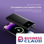 Oraimo Toast 22.5 Byte OPB-7100Q 10000mAh 22.5W Fast Charging Power Bank PD QC3.0 USB-C Input Output Triple Output LED Display Portable Charger Kenya in Cable