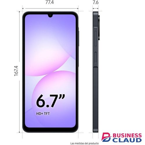 BRAND NEW SAMSUNG GALAXY A07 SMART PHONE 128GB+4GB 6.7" 90Hz Display 50MP Rear+8MP Front Cameras 5000mAh Battery 25W Fast Charging IP54 One UI 7 Android 15