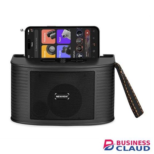 New Vew NV-9075SUN Portable Wireless Bluetooth Speaker with Powerful Sound, LED Lighting, Rechargeable Battery and Compact Design