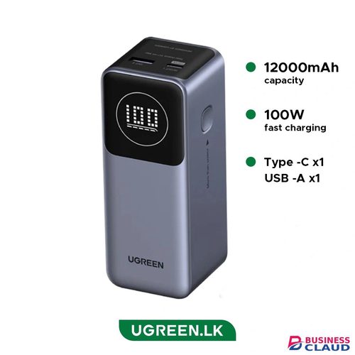 UGREEN 12000mAh 100W Nexode Fast Charging Power Bank 1 Year Warranty warranty in Cables