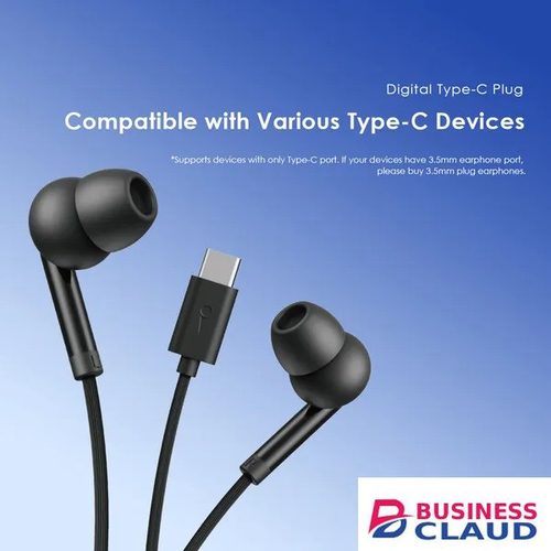 ORAIMO Conch 2C OEP-320C digital Type-C wired in-ear earphone- Clear Voice in Calls, Optimized Deep Bass, One-Button In-Line Remote, Ergonomic Design in Calls-optimized-deep-ba