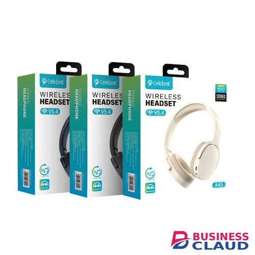 Celebrat A45 ANC Wireless Headphones – Bluetooth 5.3, Hi-Fi Stereo, 33-Hour Playtime, Type-C Fast Charging & Foldable Design in Cables-led-light-flashlight