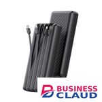 Oraimo Traveler Link 20 20000mAh Power Bank – 12W Fast Charging, Built-in Cables, Dual Output, Portable Charger, Long Battery Backup, Safe & Reliable with 1 Year Warranty in Cables-dual-output-portable-c
