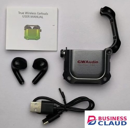 [Limited Offer] GREAT WALL Metal shockproof tough outdoor True Wireless Greatwall Stereo Headset HiFi Wireless Earbuds N11 Zinc alloy body built-in 500mAh battery Limited Offer in 1cha