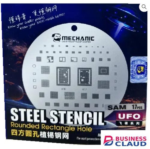 Original Samsung Steel IC Reballing Stencils 17 Set Heat Resistant for all Samsung Mobile Phones