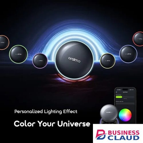 Original [ORIGINAL] oraimo Space Buds 2 AI Smart 45hrs Playtime True Wireless Earbuds AI Translation & Voice Prompt, Infinite Light Effect, Smart Remote Control on Case in Charging-cables-12w-led-torch-black
