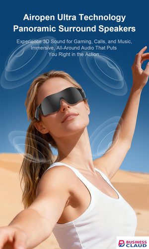 New 2026 new lightweight automatic color changing AI glasses with intelligent real-time simultaneous translation glasses and headphones in one 2026 in Cables-led-light-flashlight