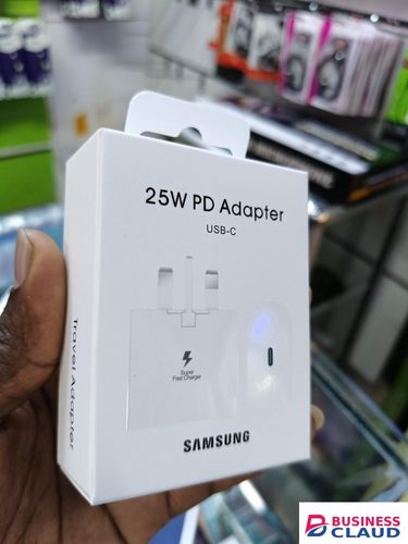 LIMITED TIME OFFER!! SAMSUNG 25W TYPE -C PORT TRAVEL ADAPTER, SAFE FAST CHARGE, COMPATIBLE WITH ALL SAMSUNG MODELS; PHONES, TABLETS AND ACCESSORIES, 3PLUG, 25W FAST CHARGE ADAPTER