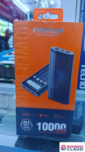 New arrivals!! Amaya 10000MAH power bank, 12W max fast charging with four charging cables. New Arrivals in Cables-led-light-flashlight