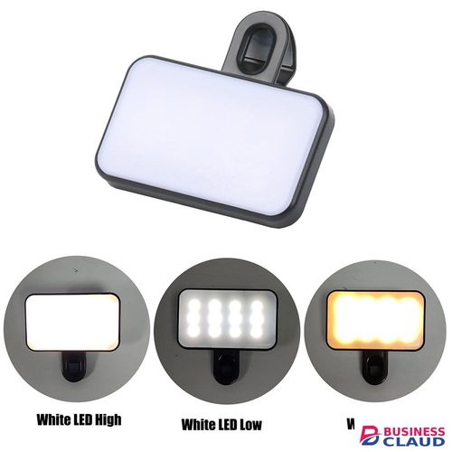 Portable Portable Mini Selfie fill light rechargeable 3 modes adjustable brightness clip for mobile phone computer fill light in Cables-led-light-flashlight
