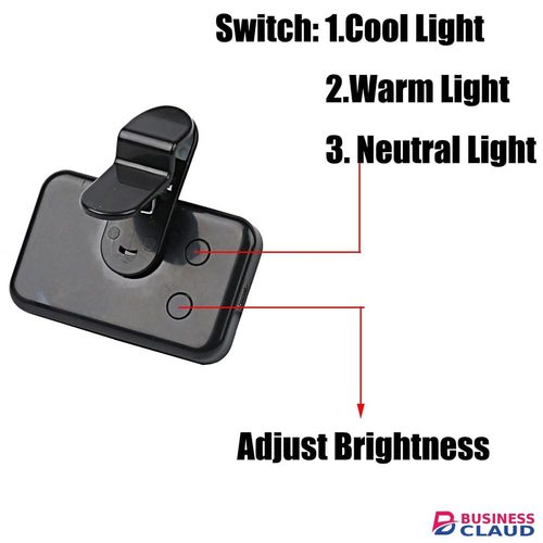 Portable Portable Mini Selfie fill light rechargeable 3 modes adjustable brightness clip for mobile phone computer fill light in Cables-led-light-flashlight