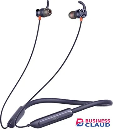 Itel Wireless Neckband with 12 Hour Playback - Bluetooth 5.3, IPX5 Water Resistant, Magnetic Earbuds ,Ergonomic Design in Cables-led-light-flashlight
