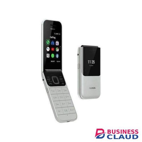 New New Edition Nokia 2720 Classic Flip Phone | Dual SIM | 4G VoLTE | Big Buttons | Loud Sound | Long Battery Life | Durable Feature Phone in 4-cable
