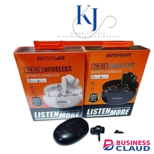 AMAYA TK 05 WIRELESS EARBUDS;WITH HIGH TENSION VOICE COIL UNIT AND SMOOTH SOUND QUALITY. Quality in 1-100w-5a-fast-charging-usb-to-type-c-micro-fast-charger-cable-for-iphone-14-13-samsung-xiaomi