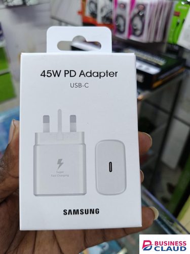 LIMITED TIME OFFER!! SAMSUNG 45W TYPE-C PORT TRAVEL ADAPTER, SAFE FAST CHARGE, COMPATIBLE TO ALL SAMSUNG MODELS; PHONES, TABLETS AND ACCESSORIES, 45W FAST CHARGE