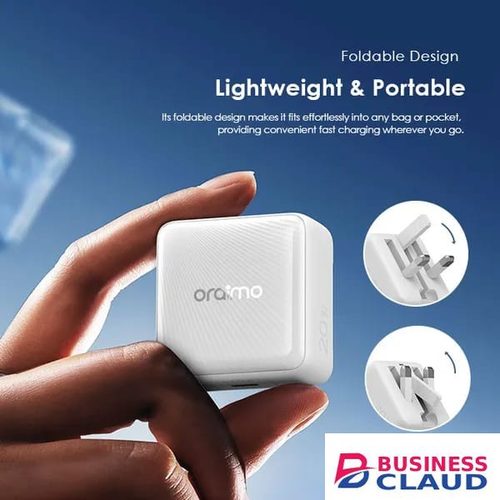 [ORIGINAL] Oraimo PowerCube 20 Chic 20W GaN Wall Charger Kit with Type-C to Type-C Cable 20W Smart Fast Charging Type-C to Type-C Cable AniFast™ Fast Charging Safety Protection