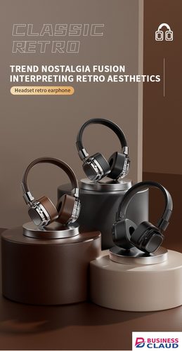 New New Head Mounted Mirad Retro Style Bluetooth Earphones Wireless Sports Long Range Gaming Earphones Universal for Mobile Phones in Cables-led-light-flashlight