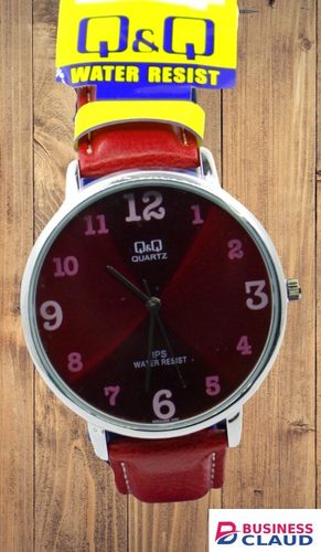 Wrist Watch Q&Q Leather Ladies in One-injekt-printer