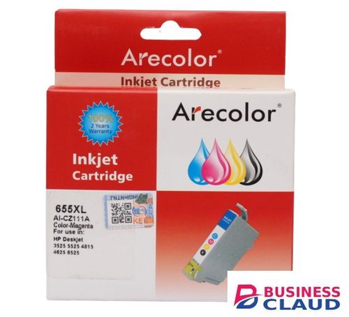 Arecolor Ink Cartridge 655 Magenta in One-injekt-printer
