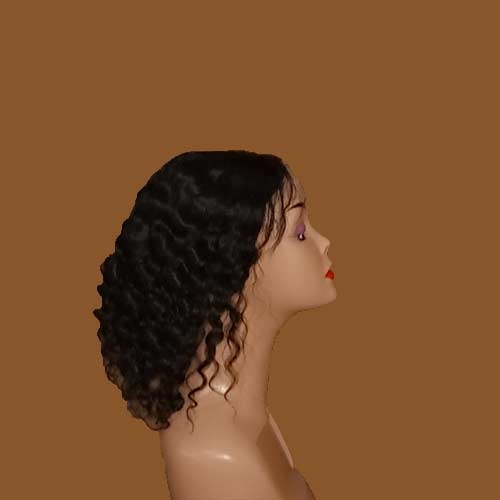 12 inch Deepwave human hair wig