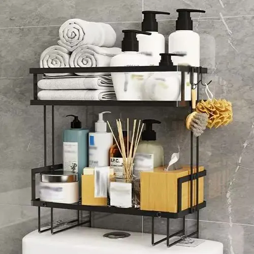 Double Layer Bathroom or Toilet Racks