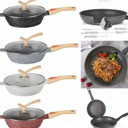 High quality maroon 24cm  pan