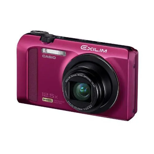 Red Casio Digital Camera Exlim Ex Zr 200