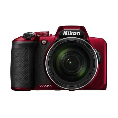 Red Nikon Coolpix Digital camera