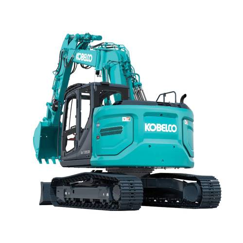 Kobelco SK135SR-7 OFFSET medium excavator Featured