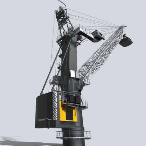 Liebherr CBG 500 E transshipment crane Featured