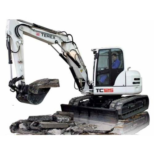 Terex TC125 Mini Excavator Featured