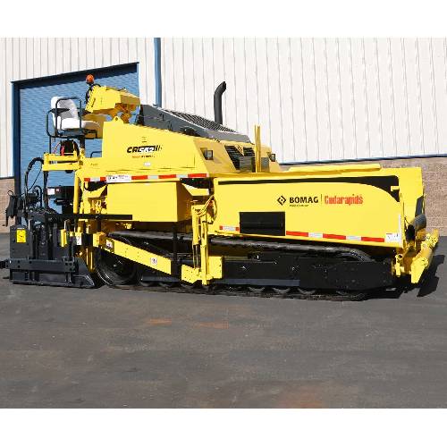Terex CR552 Tracked and Wheeled Asphalt Paver Featured