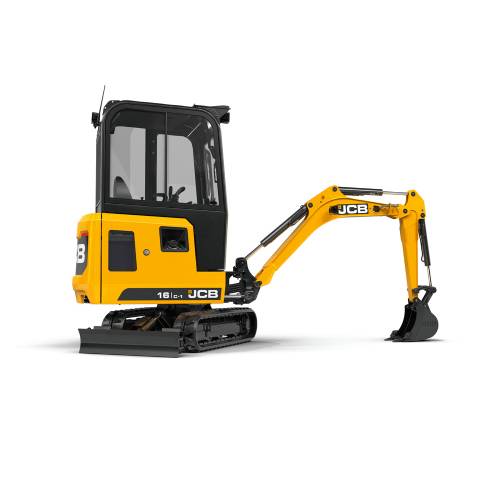JCB 16C-1 Cab  Mini Excavator Featured
