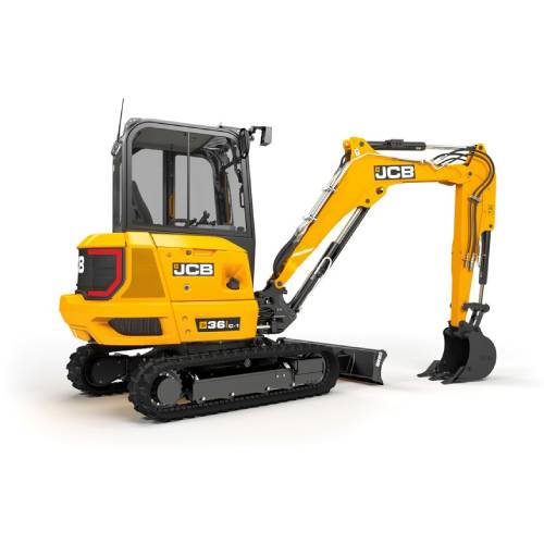 JCB 36C-1 Cab Mini Excavator  Featured