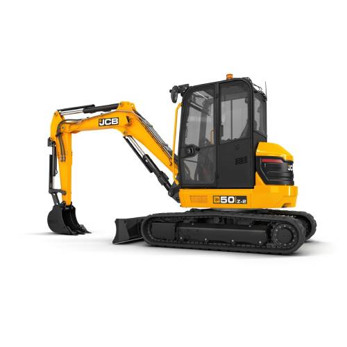 JCB 50Z-2 Cab Mini Excavator Featured