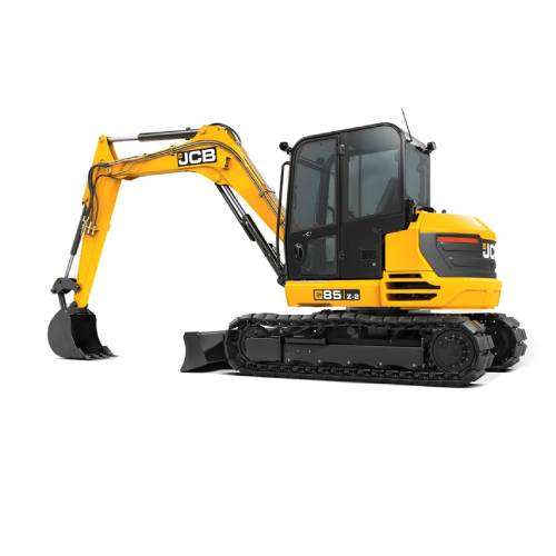 JCB 85Z-2 Cab  Mini Excavator Featured