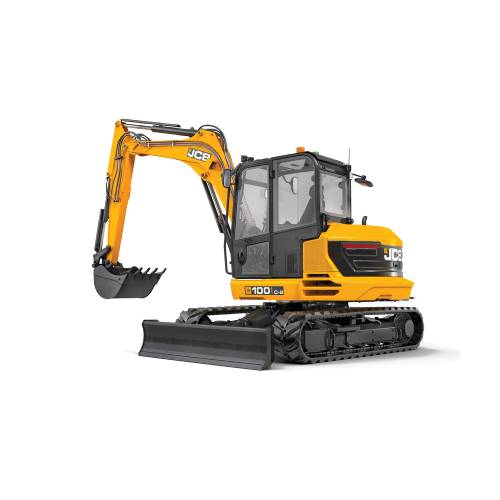 JCB 100C-2 Cab Mini Excavator Featured