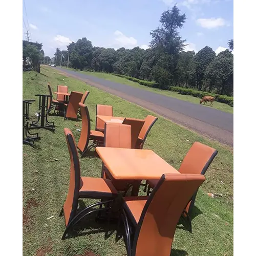 A set of Classic Restaurant and Club Square table and chairs