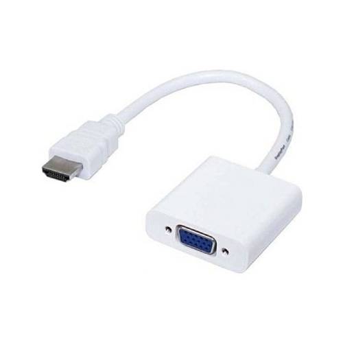 HDMI to VGA Adapter 1080p with Audio Cable Compatible Desktop - Laptop